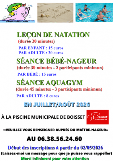 🏊‍♀️ La piscine municipale rouvre ses portes !